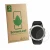 Front side of a product packaging with the brand logo ScreenLeaf. Next to it is the device Shearwater TERN shown with the corr