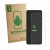 Front side of a product packaging with the brand logo ScreenLeaf. Next to it is the device Motorola Moto G57 shown with the co