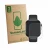 Front side of a product packaging with the brand logo ScreenLeaf. Next to it is the device Huawei Watch Fit 5 Pro shown with t