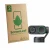 Front side of a product packaging with the brand logo ScreenLeaf. Next to it is the device Insta360 Link 2 (Lens) shown with t