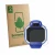 Front side of a product packaging with the brand logo ScreenLeaf. Next to it is the device Huawei Watch Kids X1 shown with the