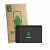 Front side of a product packaging with the brand logo ScreenLeaf. Next to it is the device BNCF Bpad 10 shown with the corresp