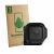 Front side of a product packaging with the brand logo ScreenLeaf. Next to it is the device GoPro Mission 1 Pro (Lens) shown wi
