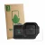 Front side of a product packaging with the brand logo ScreenLeaf. Next to it is the device GoPro Mission 1 shown with the corr
