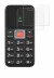 Image of the device Easyfone Prime A5 with a wide variety of screen protectors.