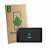 Front side of a product packaging with the brand logo ScreenLeaf. Next to it is the device Pioneer SPH-EVO98DAB-UNI shown with