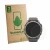 Front side of a product packaging with the brand logo ScreenLeaf. Next to it is the device Garmin Fenix 9 (51 mm) shown with t