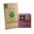 Front side of a product packaging with the brand logo ScreenLeaf. Next to it is the device Xiaomi Poco F9 Ultra (ONLY Camera L