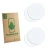 Front side of a product packaging with the brand logo ScreenLeaf. Next to it is the corresponding screen protector.