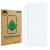 Front side of a product packaging with the brand logo ScreenLeaf. Next to it is the corresponding screen protector.