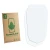 Front side of a product packaging with the brand logo ScreenLeaf. Next to it is the corresponding screen protector.