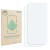 Front side of a product packaging with the brand logo ScreenLeaf. Next to it is the corresponding screen protector.