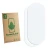 Front side of a product packaging with the brand logo ScreenLeaf. Next to it is the corresponding screen protector.