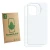 Front side of a product packaging with the brand logo ScreenLeaf. Next to it is the corresponding screen protector.