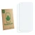Front side of a product packaging with the brand logo ScreenLeaf. Next to it is the corresponding screen protector.